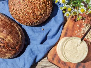 sourdough bread glass jar homemade breads