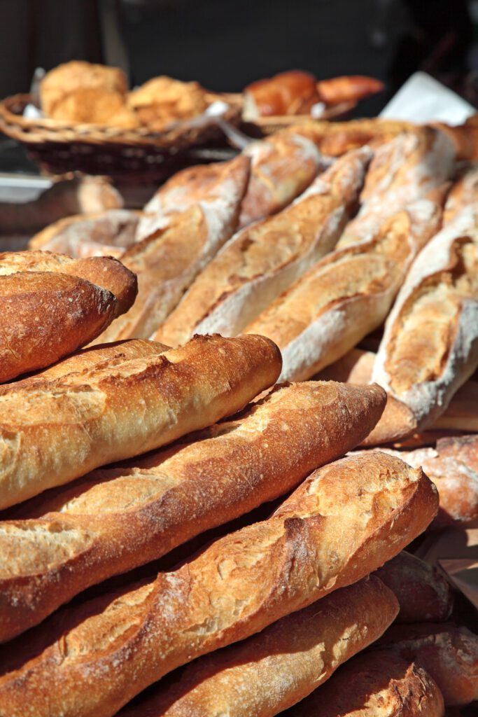 some baguettes market france