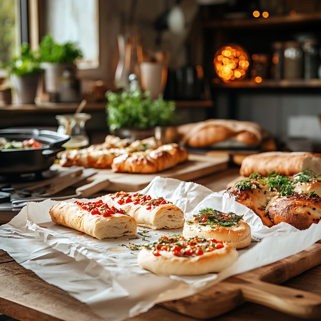 there are many different types breads table